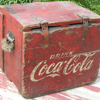 Wooden Coca-Cola Cooler