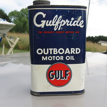 Gulf Outboard Oil Can