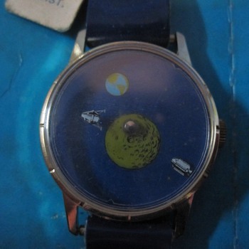 1969 "Moon Landing" Mystery Dial Wrist Watch - Wristwatches