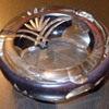 Purple Glass Ashtray