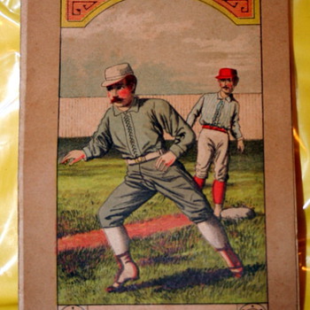 1890's Boston V Detroit Baseball Program "Steal Up" Great Graphics