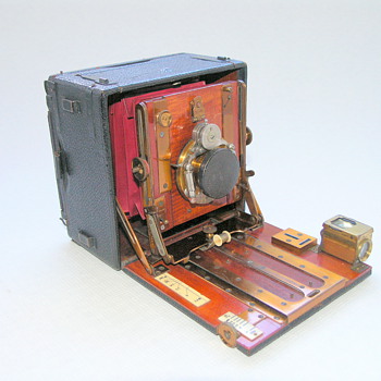 Sanderson (Houghton) | Junior | 1903 |Hand Camera | 5x4 inch Plate | Leather Covered. | - Cameras