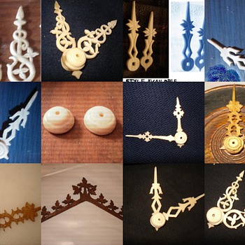  My work, custom hand carved wood parts & bone hands.