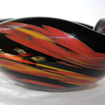 Dolphin Japan Ashtray - Art Glass
