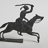 Flat Toy Warrior~a Turk?~Cast metal, Very Detailed~Any Information Appreciated