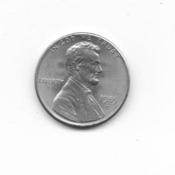 1985 D Silver "Odd" Penny
