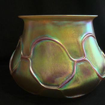 Loetz Signed Phanomen Jardiniere 
