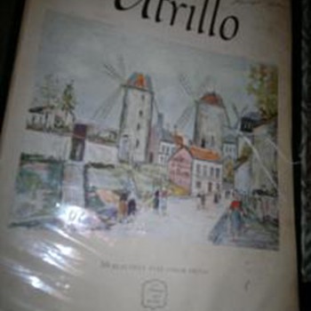 Utrillo Art book by  harry n Abrams -