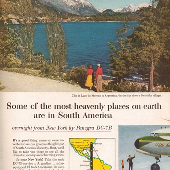 1955 - Panagra Airlines Advertisement - Advertising