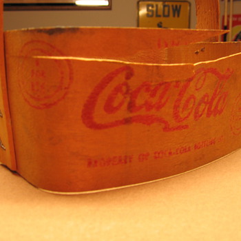 1940's Coca-Cola Bent Wood Six-pack