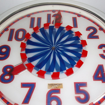 Cleveland Spinner Neon Clock