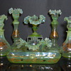Enameled Vanity Set
