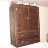 depression era hanging pie / jelly cupboard