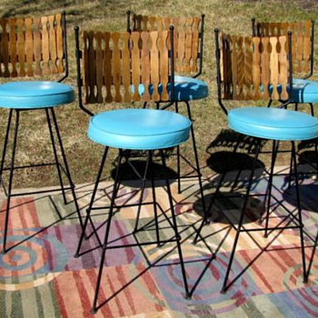 Mid-Century Modern Bar Stools