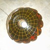 english glass hanging lamp often seen in pubs or resturants