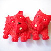 50's Movable Heads Plastic Scotty Dog Brooch