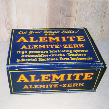 alemite repair parts display - Petroliana
