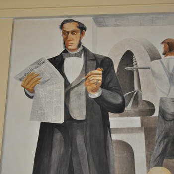 'An Early Newspaper Office'