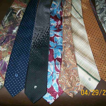 Vintage mens ties designer labels for Bellin