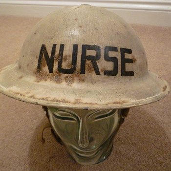 WW11 Royal Air Force Nurses helmet - Military and Wartime