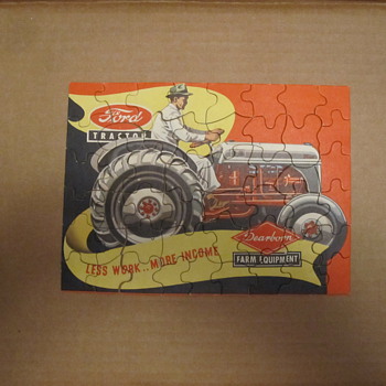 Vintage Ford Tractor Puzzle