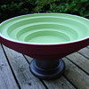 big pottery bowl by ettore sottsas
