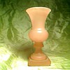 Pink alabaster urn