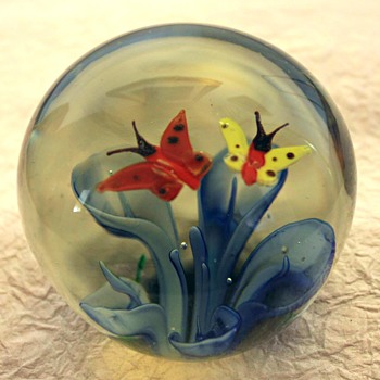Glass Paperweight - Art Glass