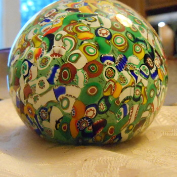 Vintage Paperweight - Art Glass