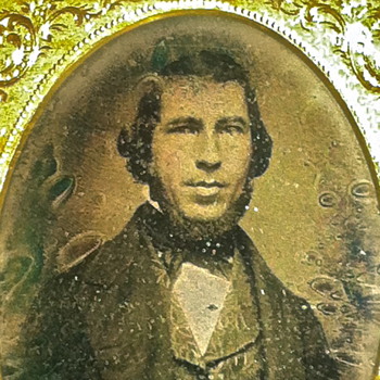 Daguerreotype Southern Politician Document in Vest. Georgia Estate - Photographs