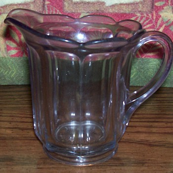 Cut Glass Creamer - Glassware