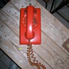 Groovy Man! Orange Wall Phone