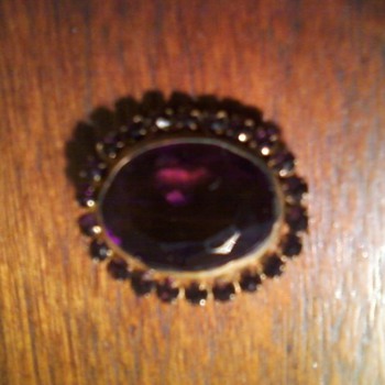 Purple Glass Pin