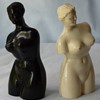 Black & White Salt & Pepper shakers