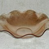 Carnival Glass Ruffled edge bowl
