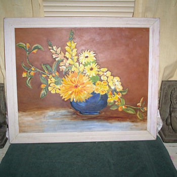 My Favorite Oil Painting- ON Broad,By Hazell E.