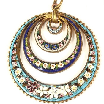Rare Micro Mosaic pendant