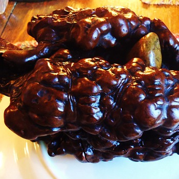 BURL Folk Art! Secret!! Do Not Tell! Just for C.W. Friends!!! and embedded Rock!!! - Folk Art
