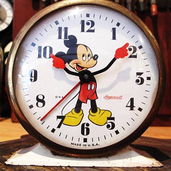 1947 Mickey Mouse Alarm Clock