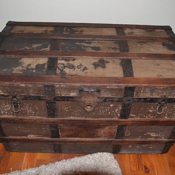 Old Trunk with Macy's Stamp