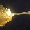 Antique Gorham, Patent 1855 Coin,Large Gold Gilt Spoon  