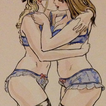 (Part 1)Hand drawing Erotic pictures done for Agent Provocateur 
