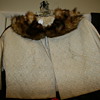 Vintage Bolero Jacket with fur collar