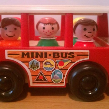 1969 Fisher Price "Mini Bus" FP-141