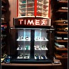 An old $30 Timex case that revolves is the perfect place for my Redlines and Matchbox cars...