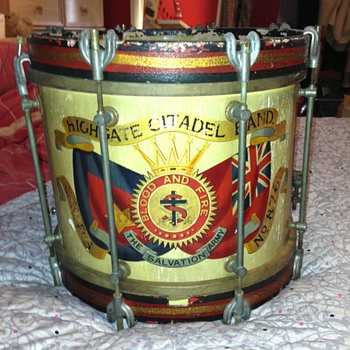 A old Salvation army drum