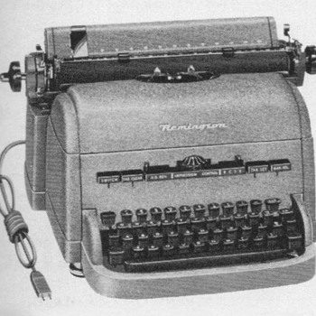 1952 - Remington "Electri-conomy" Typewriter Advertisement