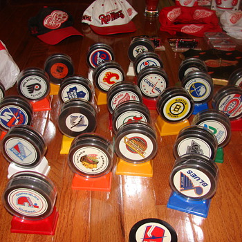 NHL Hockey Pucks 