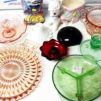 Went "junkin'" today and scored! - Glassware