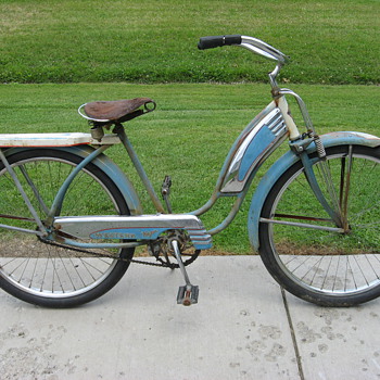 Western-Flyer skip-tooth with springer front end.